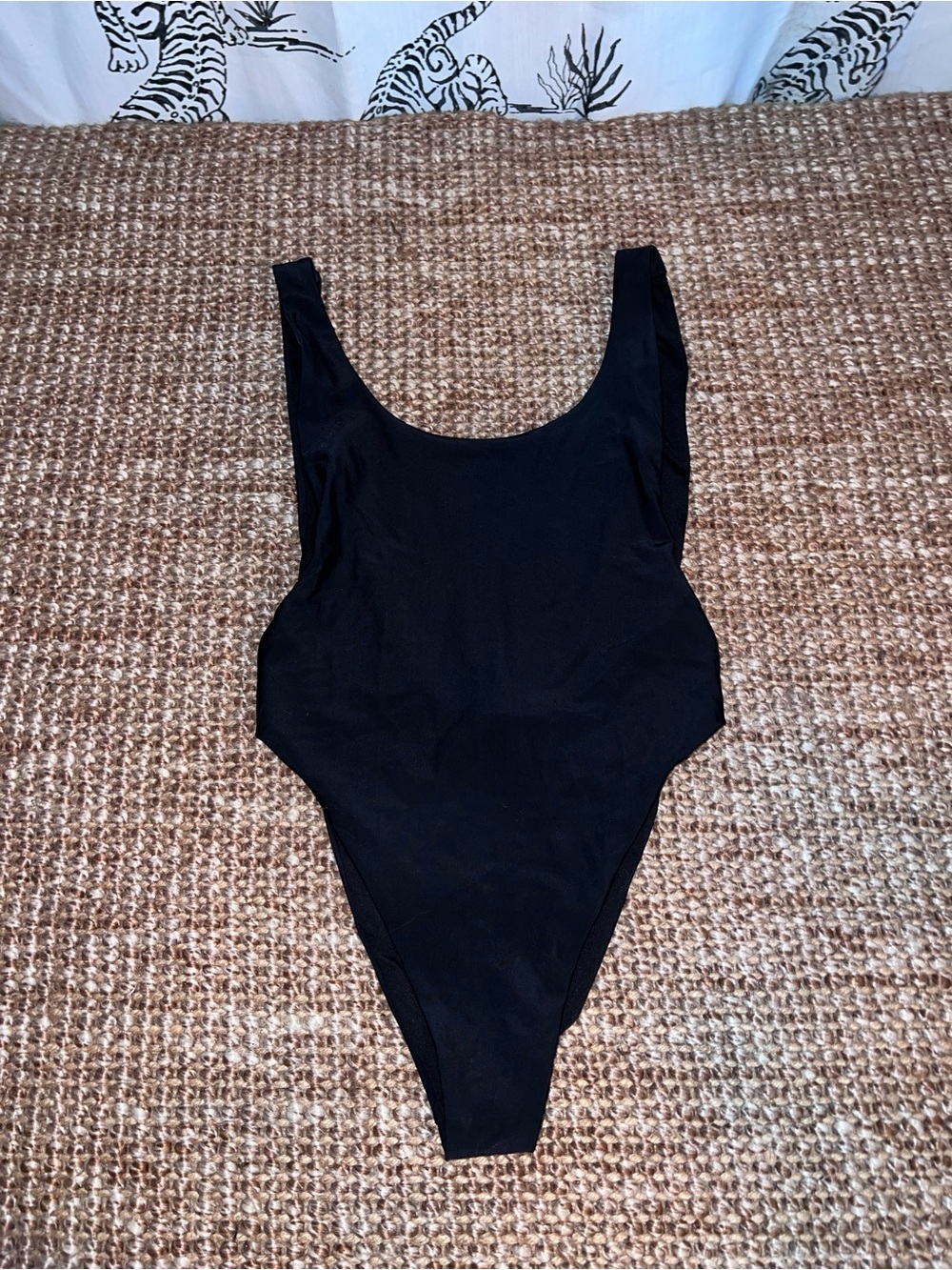 aerie Black One-Piece Bodysuit